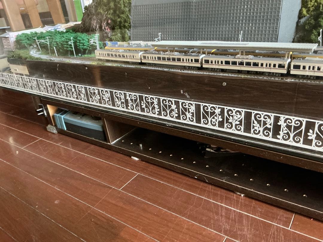 Nゲージ　西武秩父線風ジオラマ　(アクリルケース付)