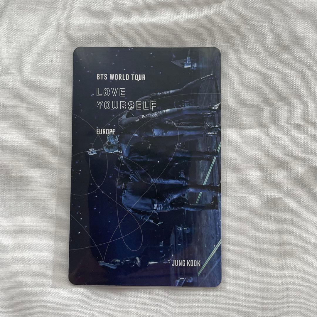 BTS ジョングク love yourself Europe トレカ