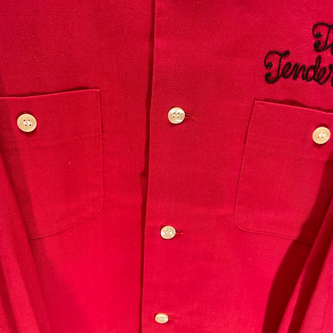 テンダーロイン ボーリングシャツ　T-BOWL レッド　赤　サイズXS