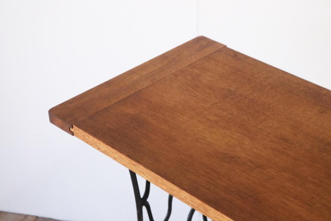 シンガー ヴィンテージ デスク テーブル レトロ ミシン脚 アイアン 机 作業台