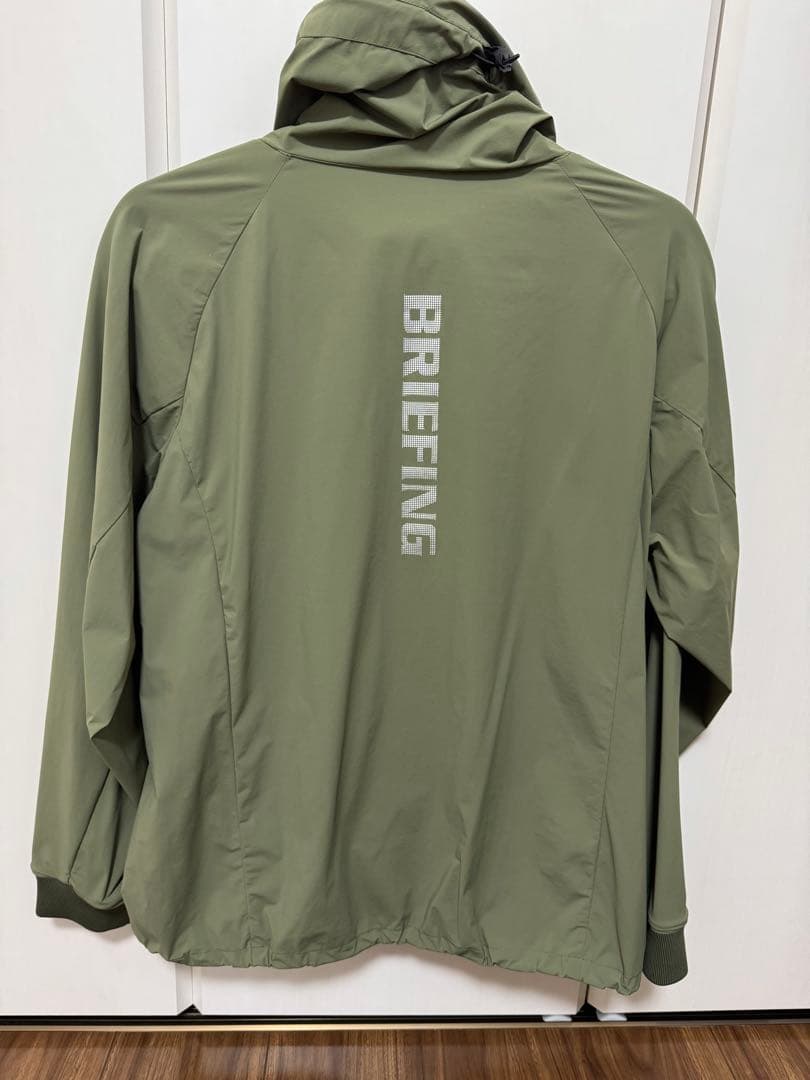 BRIEFING フード付きジャケット Lサイズ オリーブ