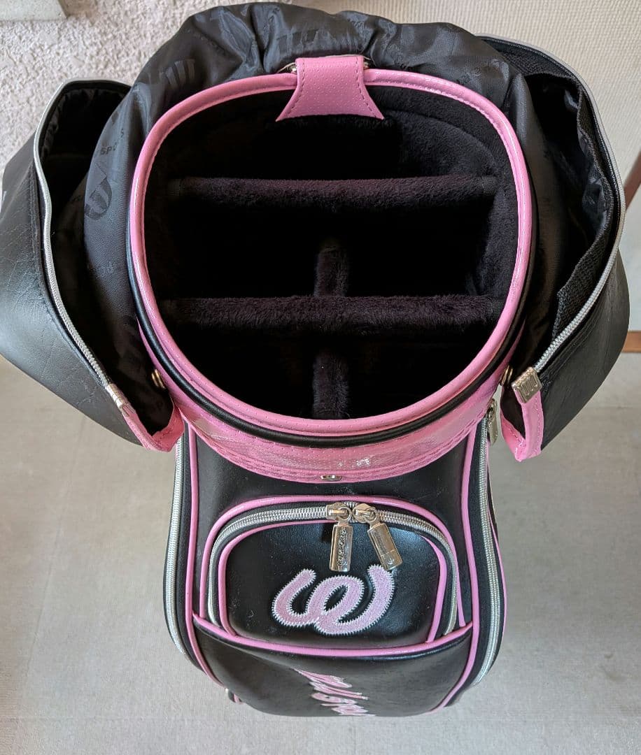 ミエコウエサコ キャディバッグ(キャスター)&ボストンバッグセット