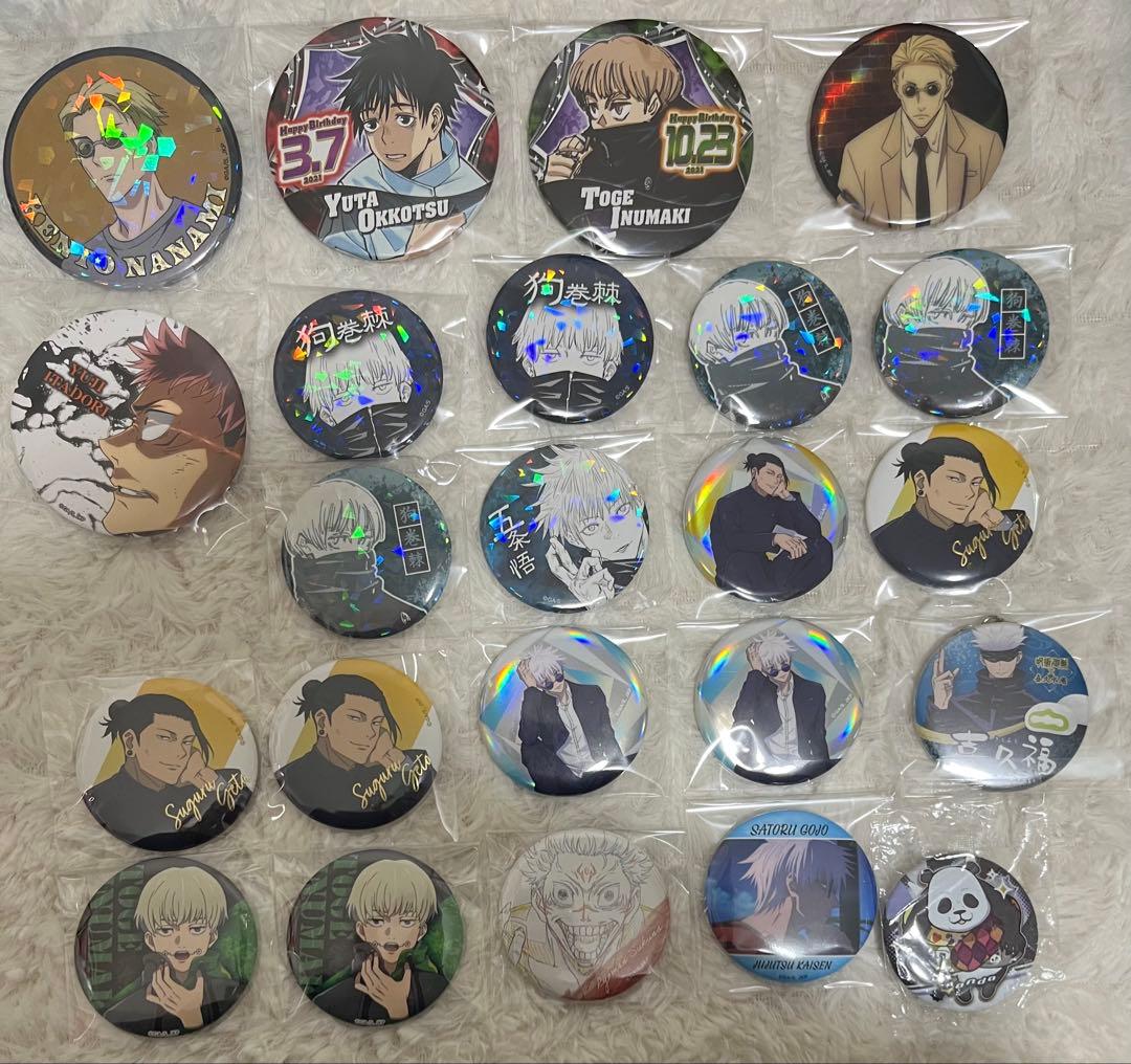 呪術廻戦 グッズ まとめ売り アクスタ 缶バッジ コースター カード 多数