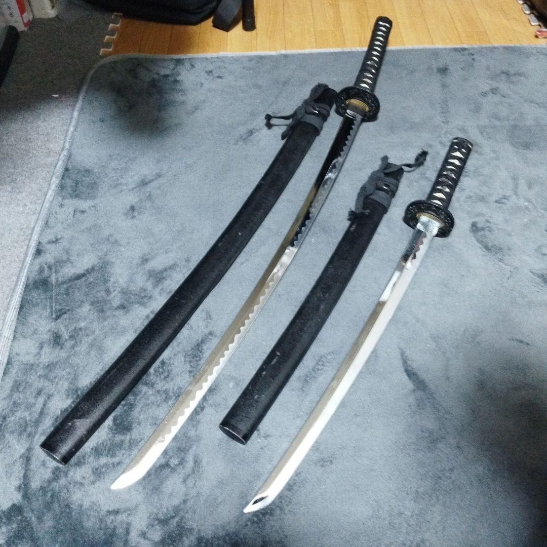 模造刀　模擬刀　 大刀と小刀のセット