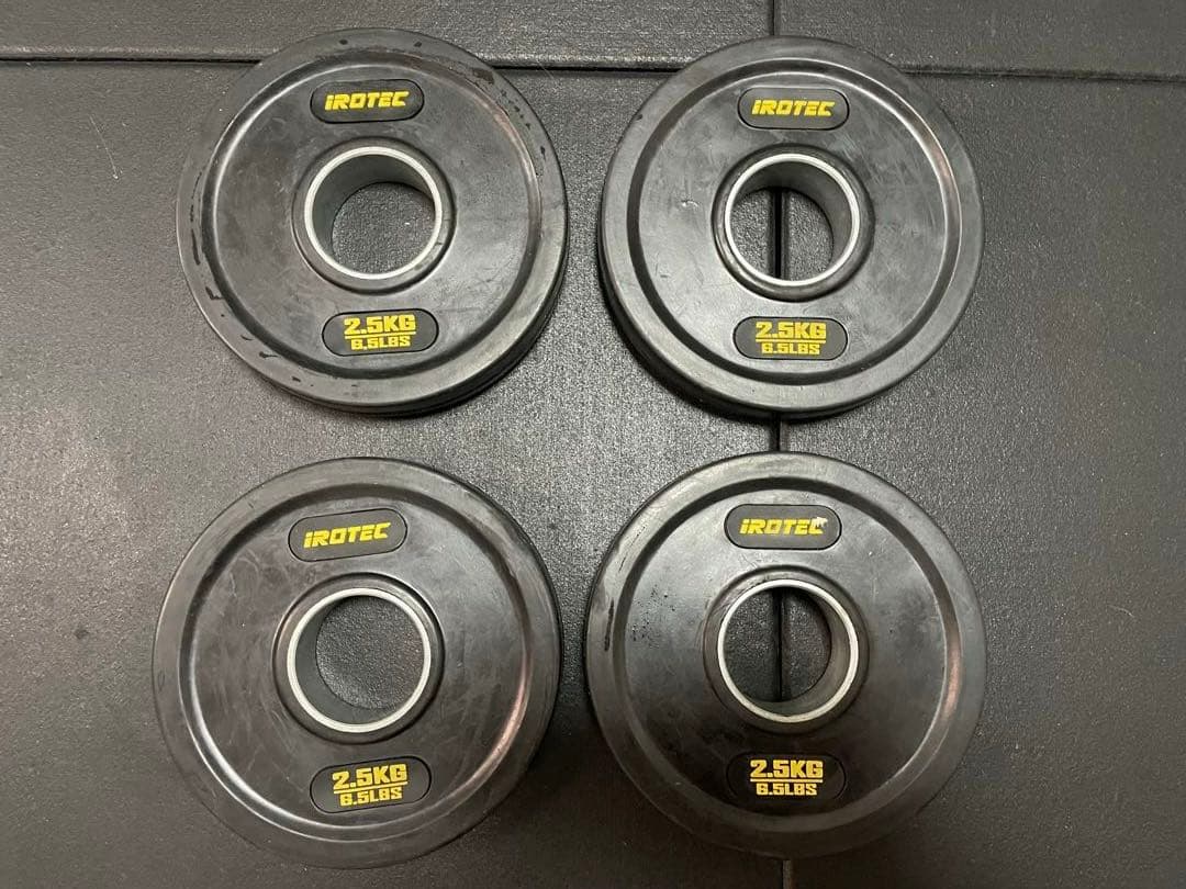 【出品②】IROTECオリンピックプレートオールラバー仕様穴径51mm