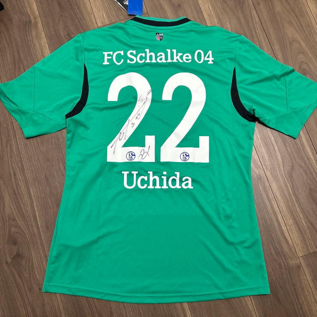 FC Schalke 04 オーセンティックアウェイ サイン入りO