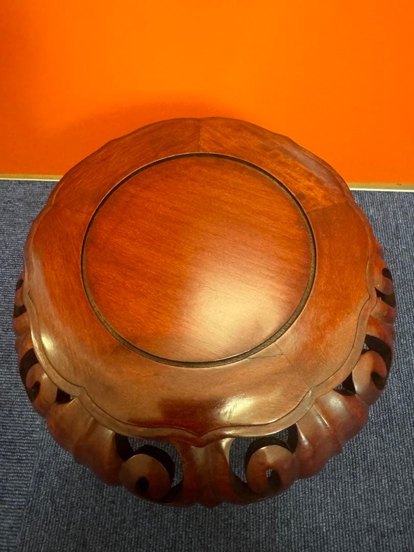 1610  唐木　花台　美品