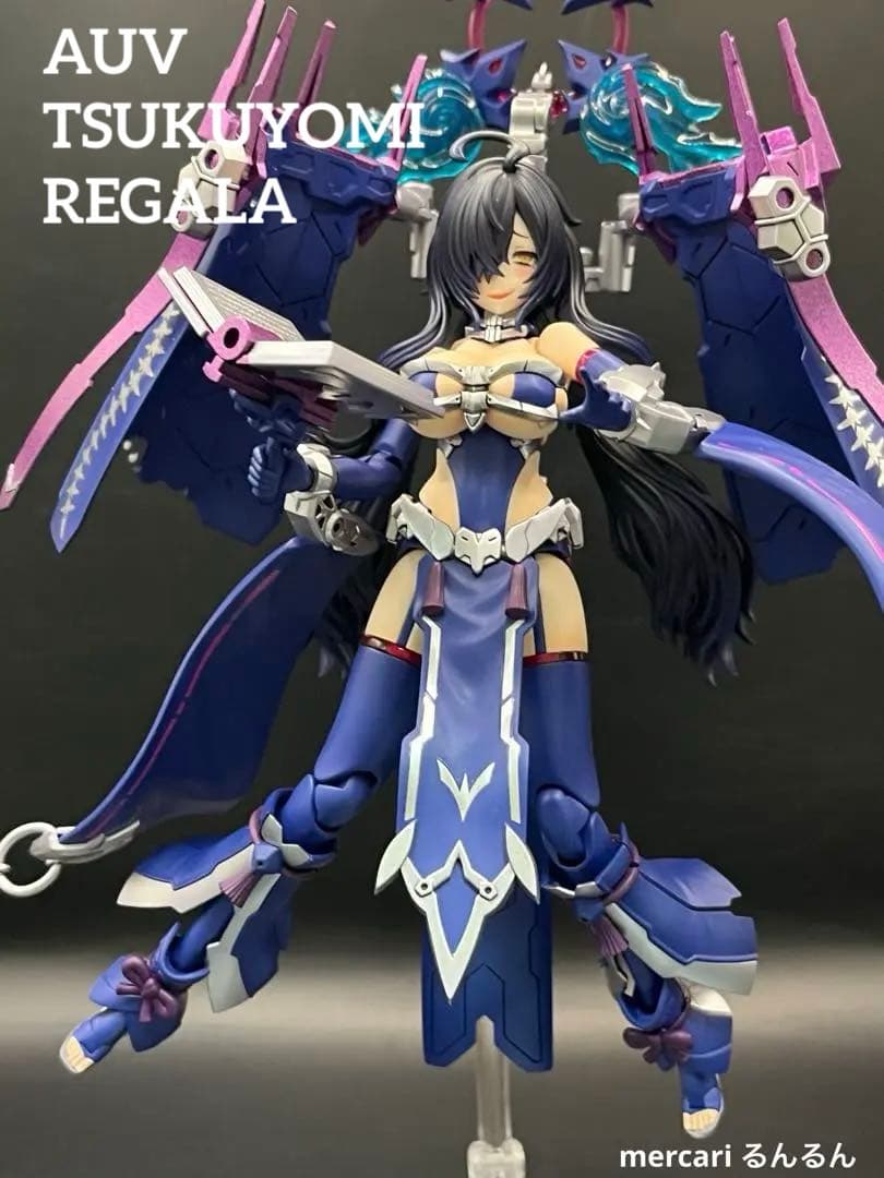 メガミデバイス 皇巫 ツクヨミ レガリア＋ラピッドレイダー塗装完成品