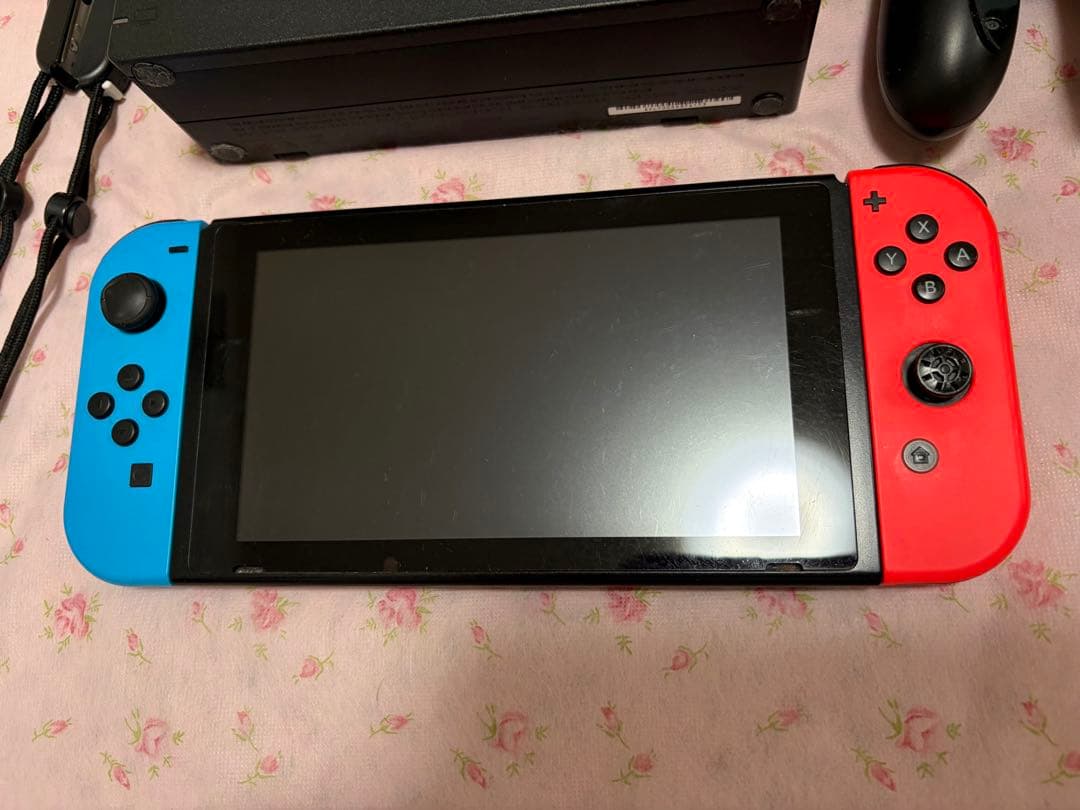 ニンテンドースイッチ　青/赤 Joy-Con 512GB microSDカード付