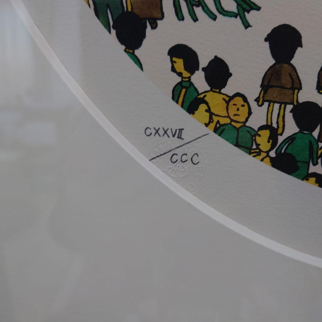 真作保証　状態良好　山下清　仙台の七夕　リトグラフ　あずま工芸製