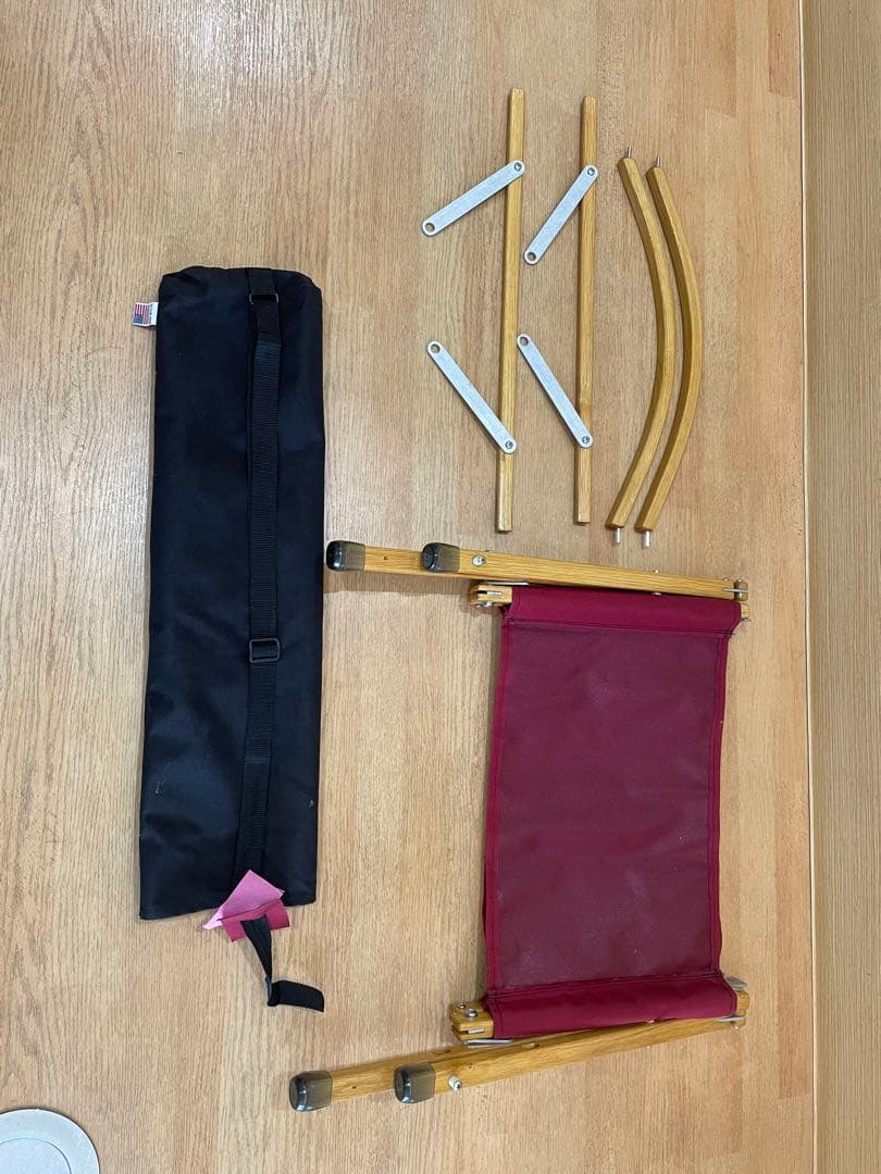 カーミットチェアワイド　バーガンディ　made in USA