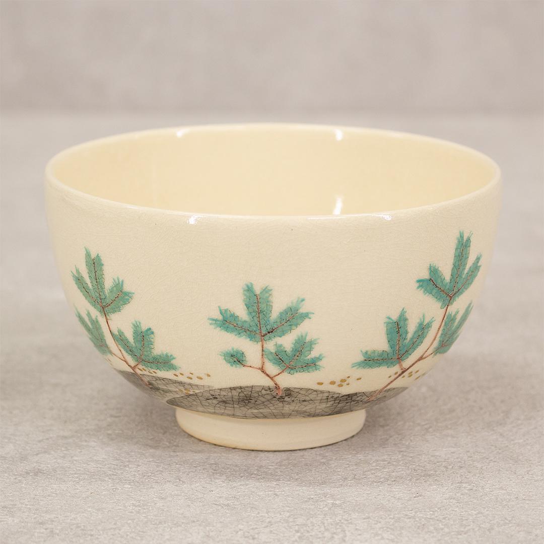 鳳山 造 京焼 仁清写 十二ケ月季節茶碗 9点まとめて 抹茶碗