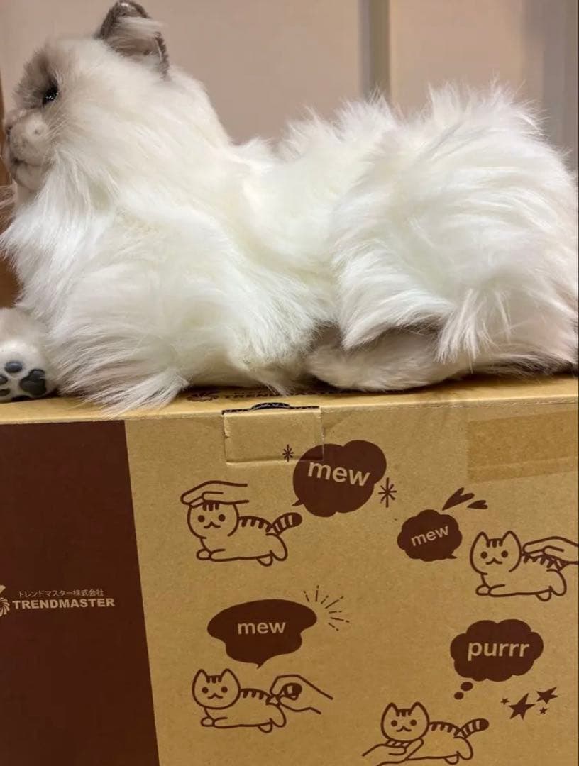 新品未使用　なでなでねこちゃん　EX ヒマラヤン　ぬいぐるみ　猫