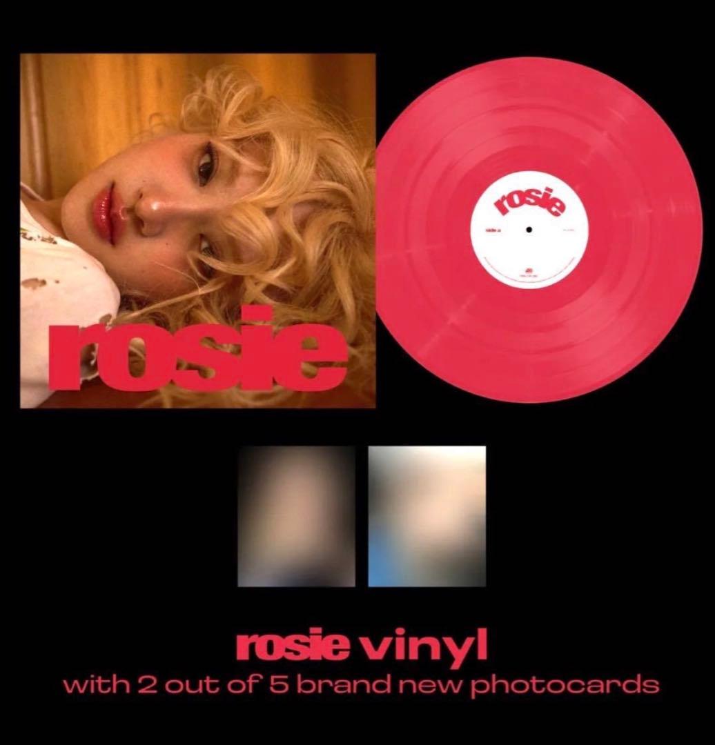 rose BLACKPINK rosie レコード LP red vinyl