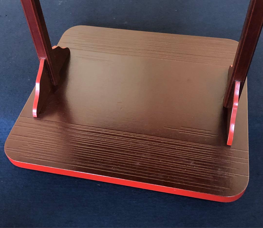 《R》茶道具 溜塗 小四方棚 組立式 元箱　260126く1