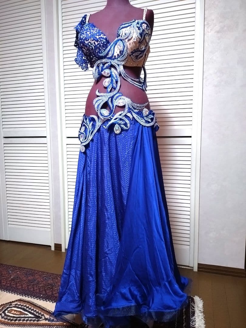 ベリーダンス衣装 ブルー