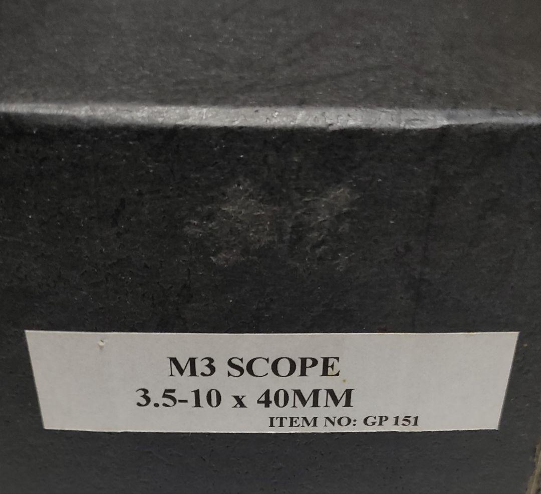 ① G&P M3 タイプ スナイパースコープ 3.5-10×40