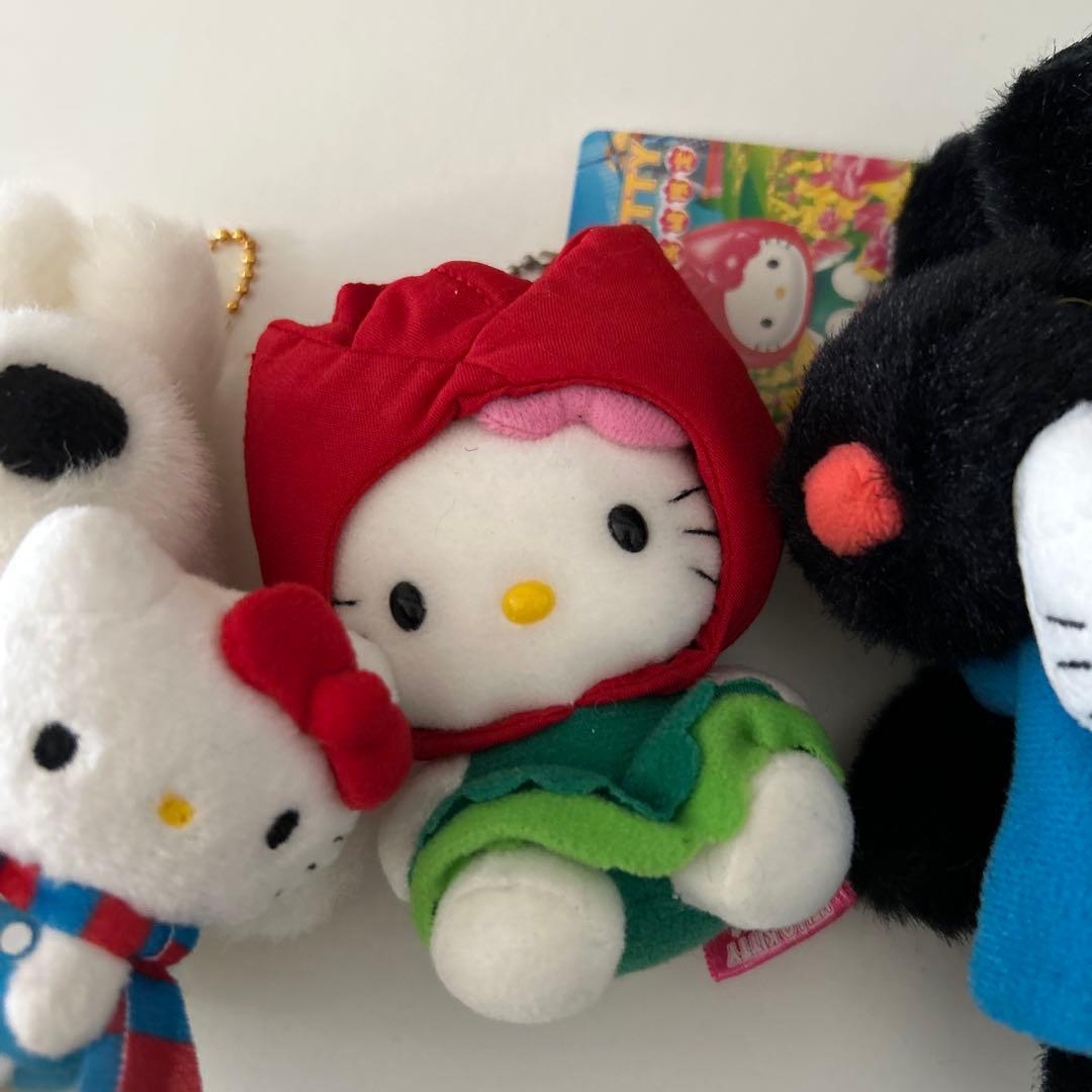 キティ　長崎　チューリップ　マスコット　リサとガスパール　キーホルダー　ご当地