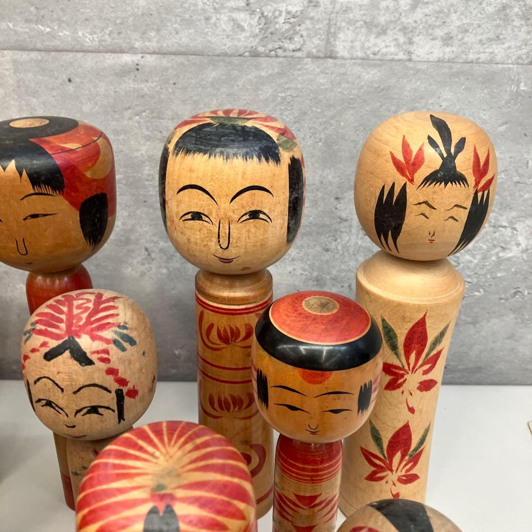 昭和レトロ こけし 小芥子 26体セット セット売り まとめ売り 木製 伝統工芸