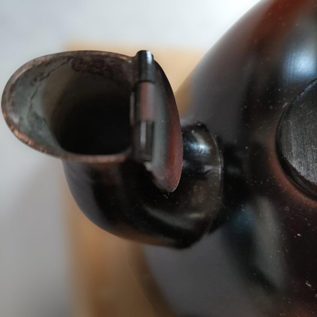 茶道具腰黒薬缶水注