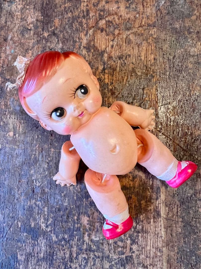 セルロイド人形　女の子　サクラビスク　大正ロマン　アンティーク　レトロ　日本人形