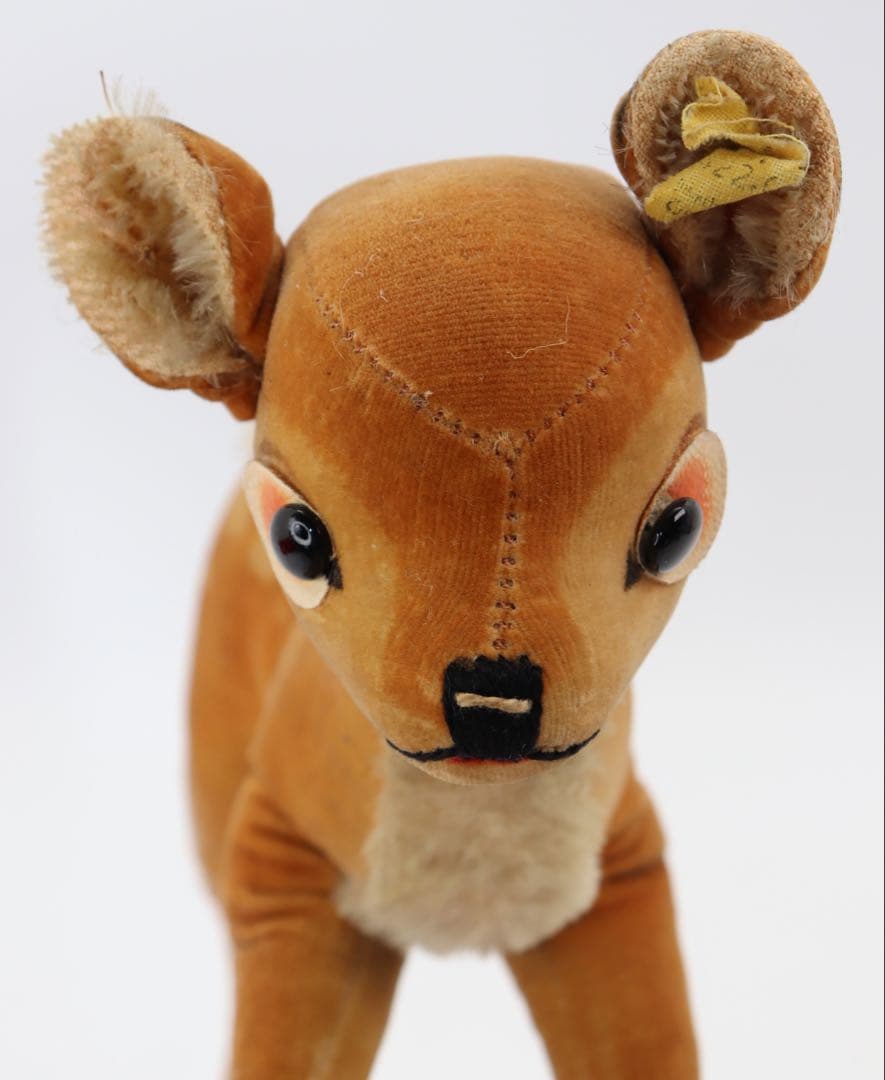 ビンテージ STEIFF バンビ ボタンタグ有り 約22cm
