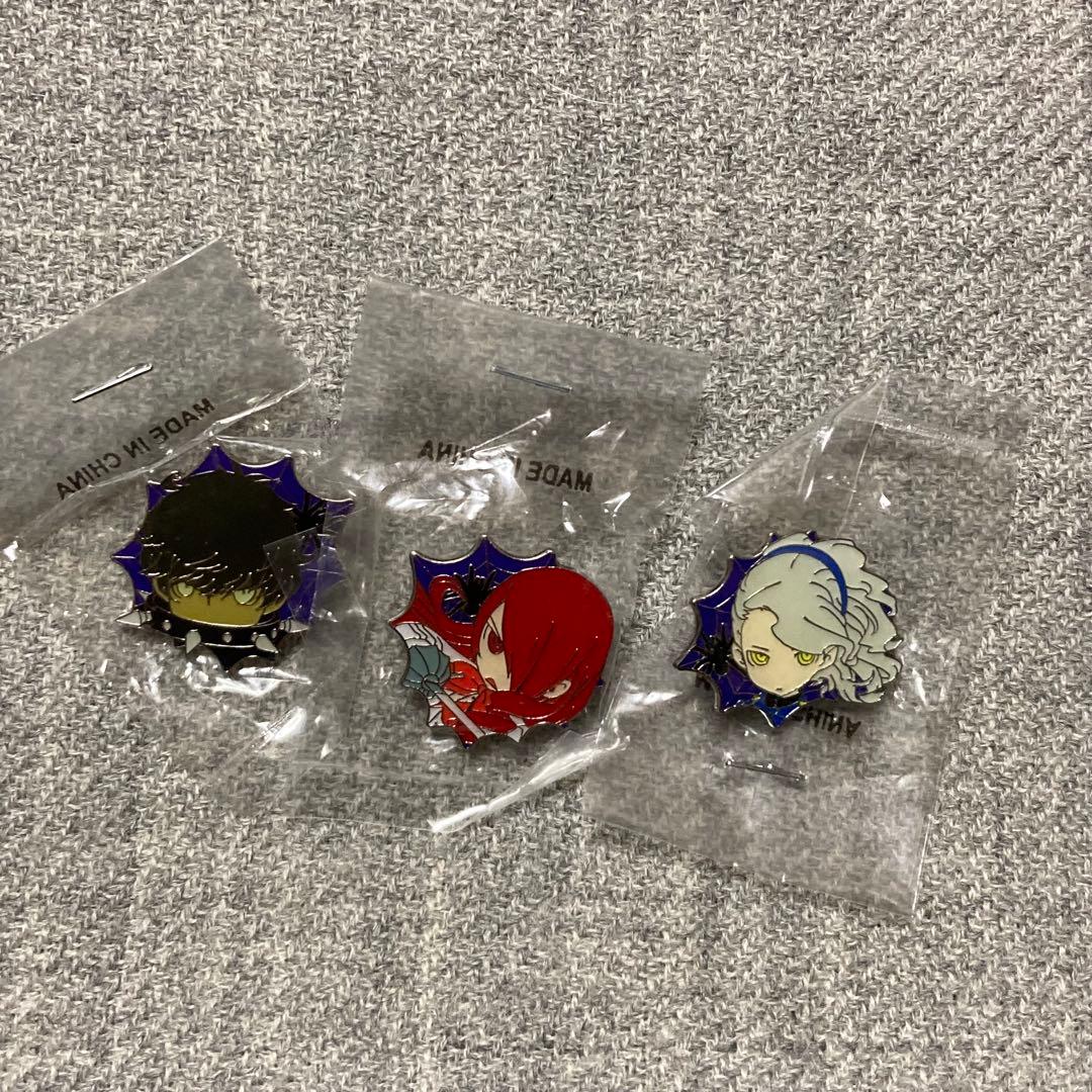 ペルソナQ ピンズ　ピンバッジ　ゲーマーズ限定