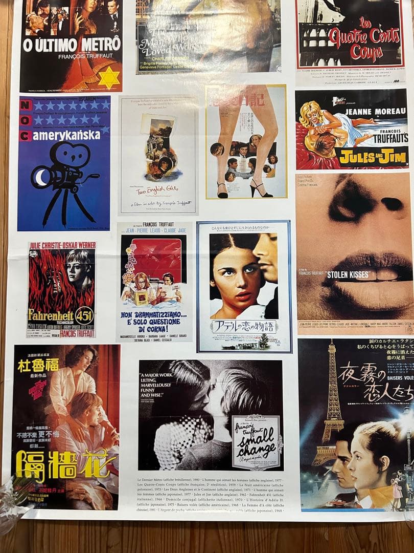 フランソア　トリュフォーポスター貴重　アニエスベー