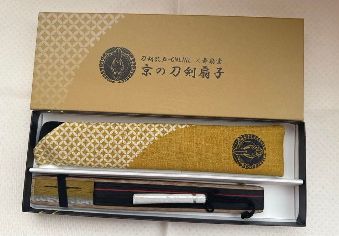 小狐丸　扇子　刀剣乱舞　とうらぶ京の刀剣扇子京の軌跡スタンプラリー東映太秦映画村