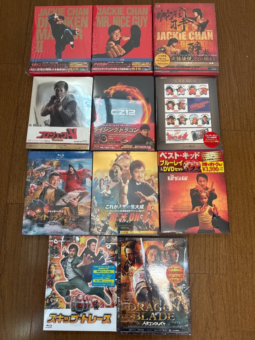 ジャッキー・チェン　Blu-ray DVD ブルース・リー ノラ・ミャオ