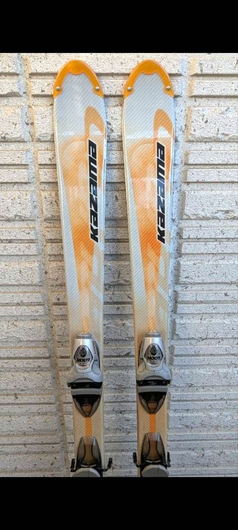 KAZAMA カービングスキー3点セット140cm レディース