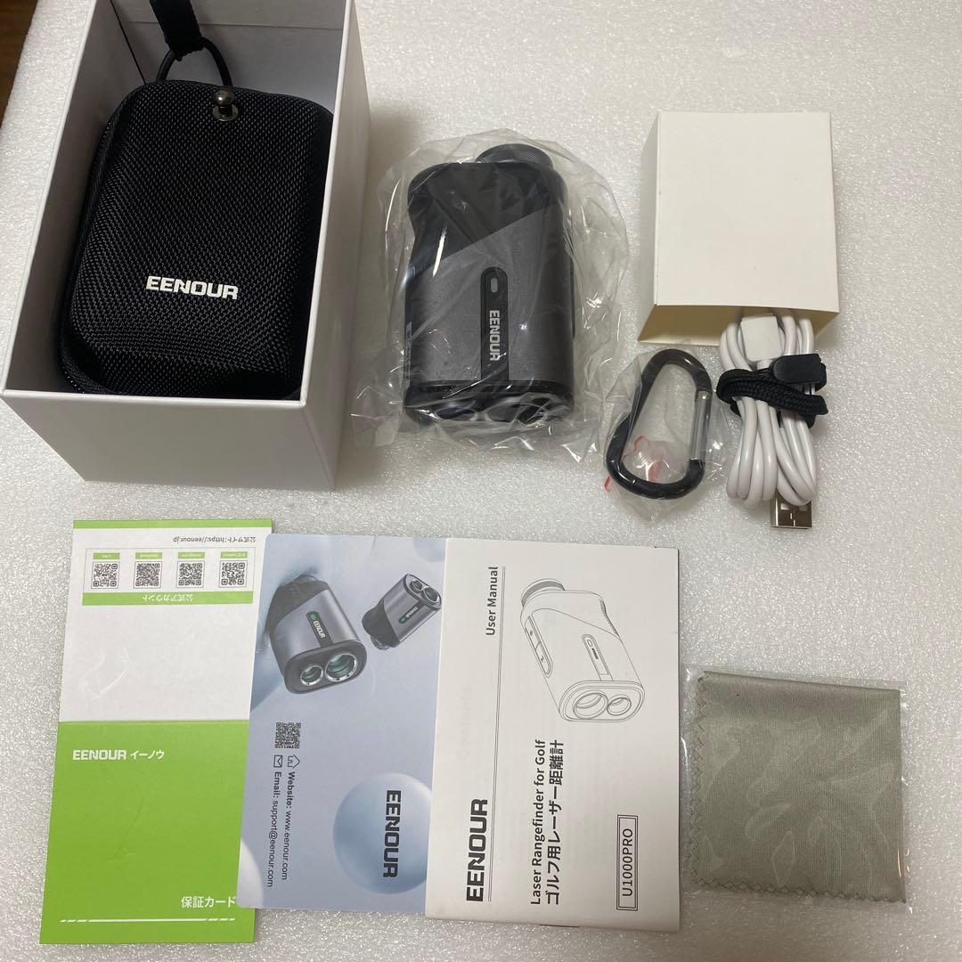 o*n様 送料無料　ゴルフ用レーザー距離計EENOUR U1000PRO ブラッ