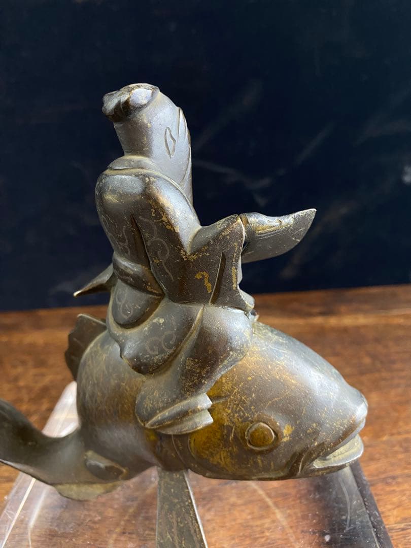 人物銅香炉　美術品　骨董品　金属製　工芸品　香炉