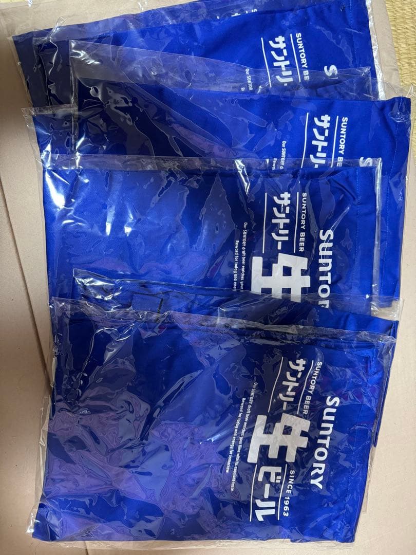 SUNTORY生ビール サッポロビール エプロン サッポロラガービール 掛け看板