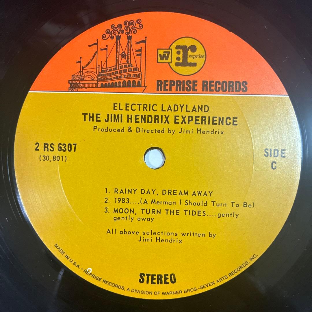 ジミヘンドリックス 名盤 レコード エレクトリックレディランド USオリジナル盤