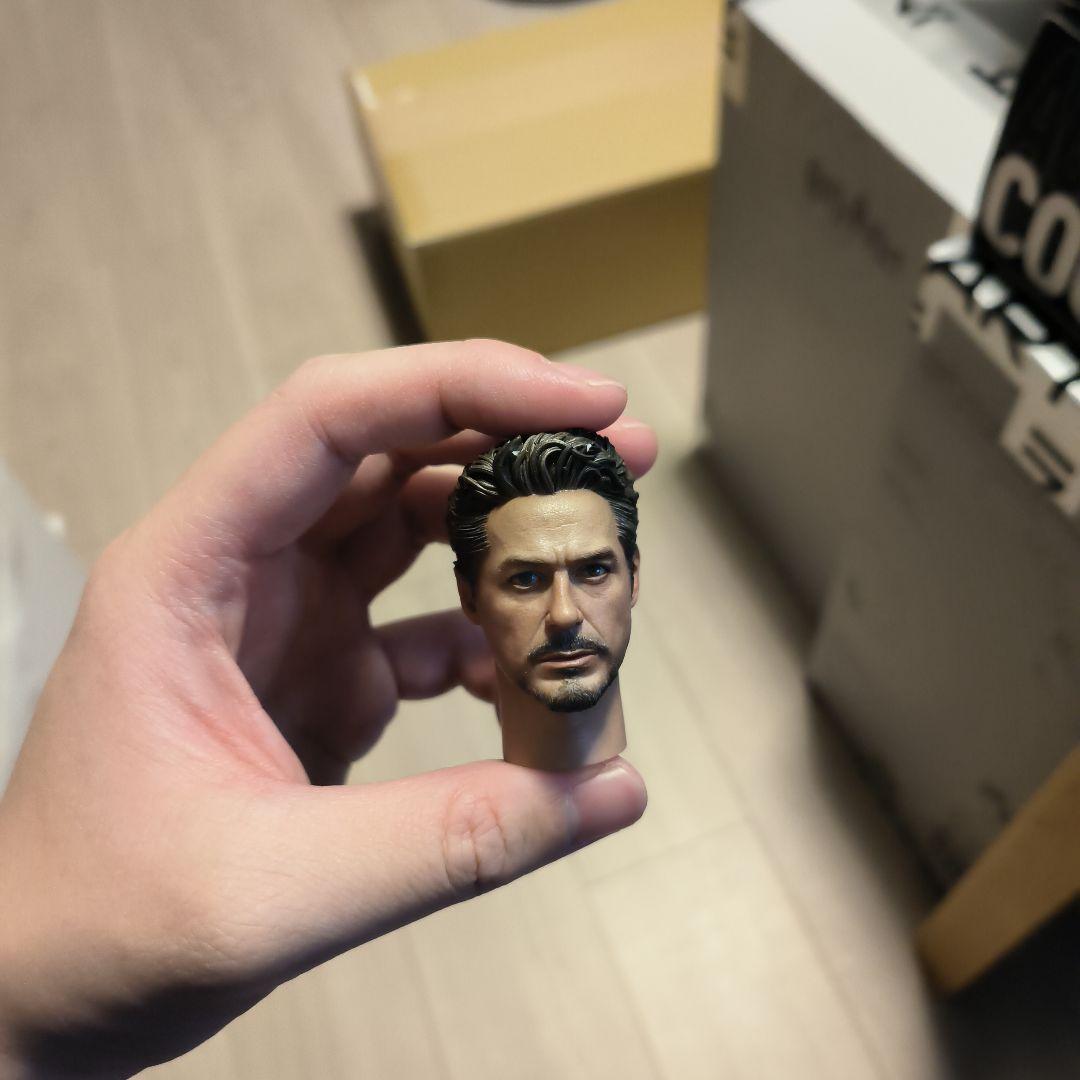 トニー・スターク フィギュアヘッド 1/6 訳あり特別価格！