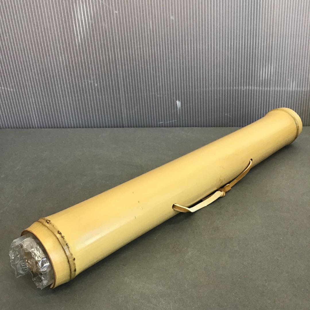 K茶道具　竹製　軸巻上(掛軸の長さ調整する時に) 紙箱　S978KJ