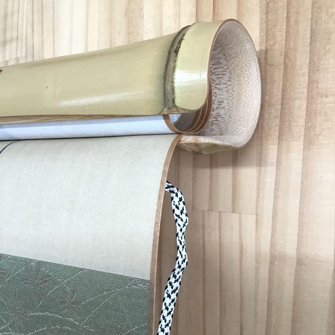 K茶道具　竹製　軸巻上(掛軸の長さ調整する時に) 紙箱　S978KJ