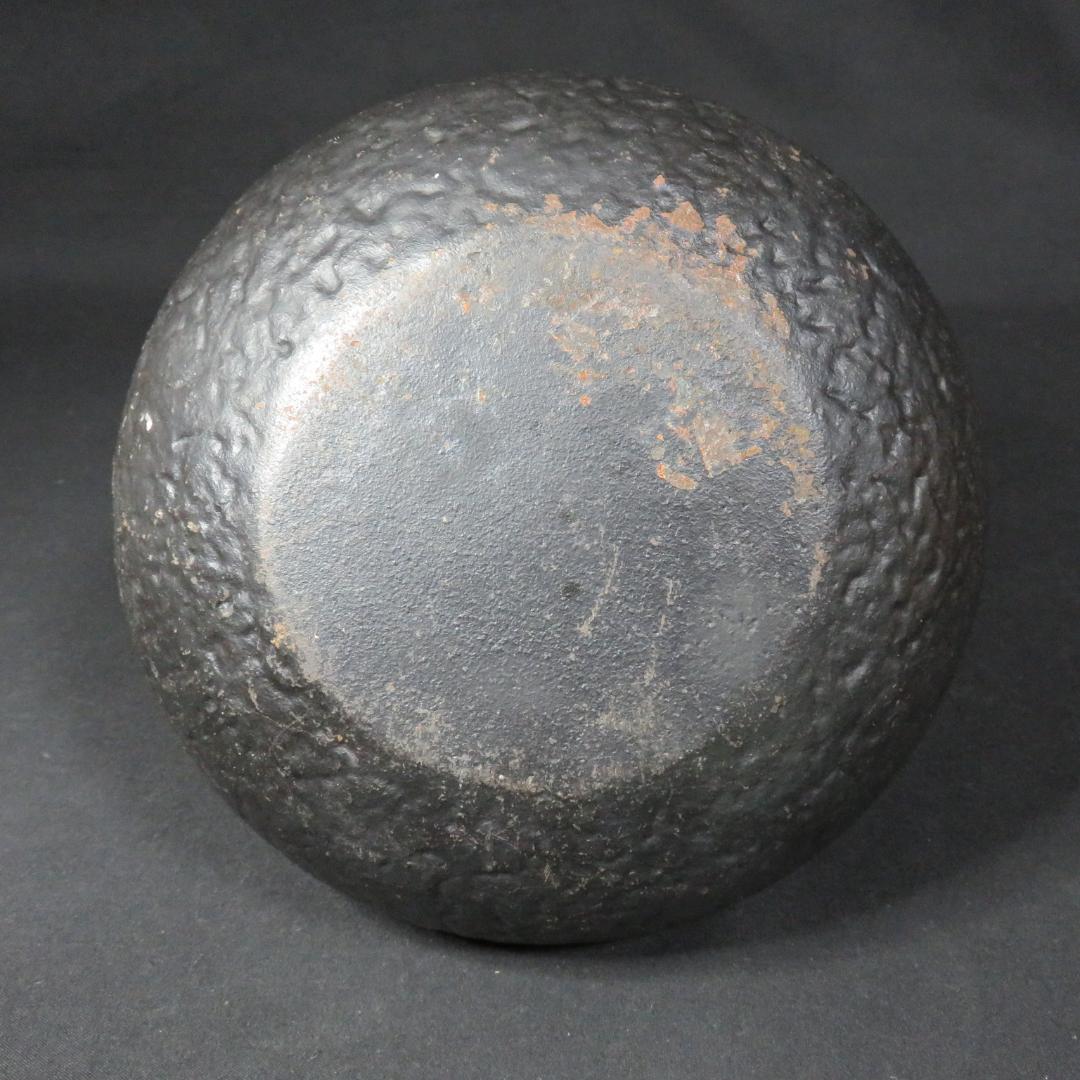 鉄瓶 銘なし 錆 南部鉄器 茶器 やかん ケトル 炉端 囲炉裏