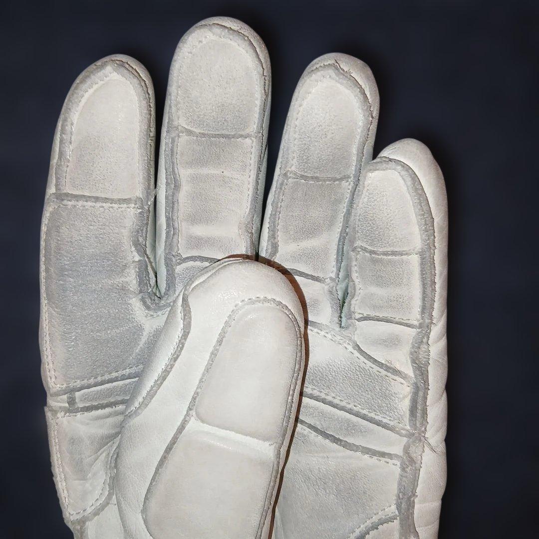 reusch RS E.G.C ホワイト　スキーグローブ