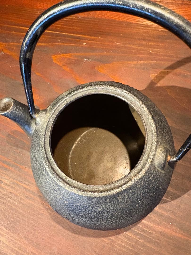 南部鉄器　鉄瓶　急須　梅