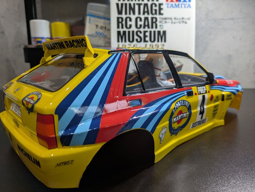 Tamiya Lancia Delta Integrale イエローボディ