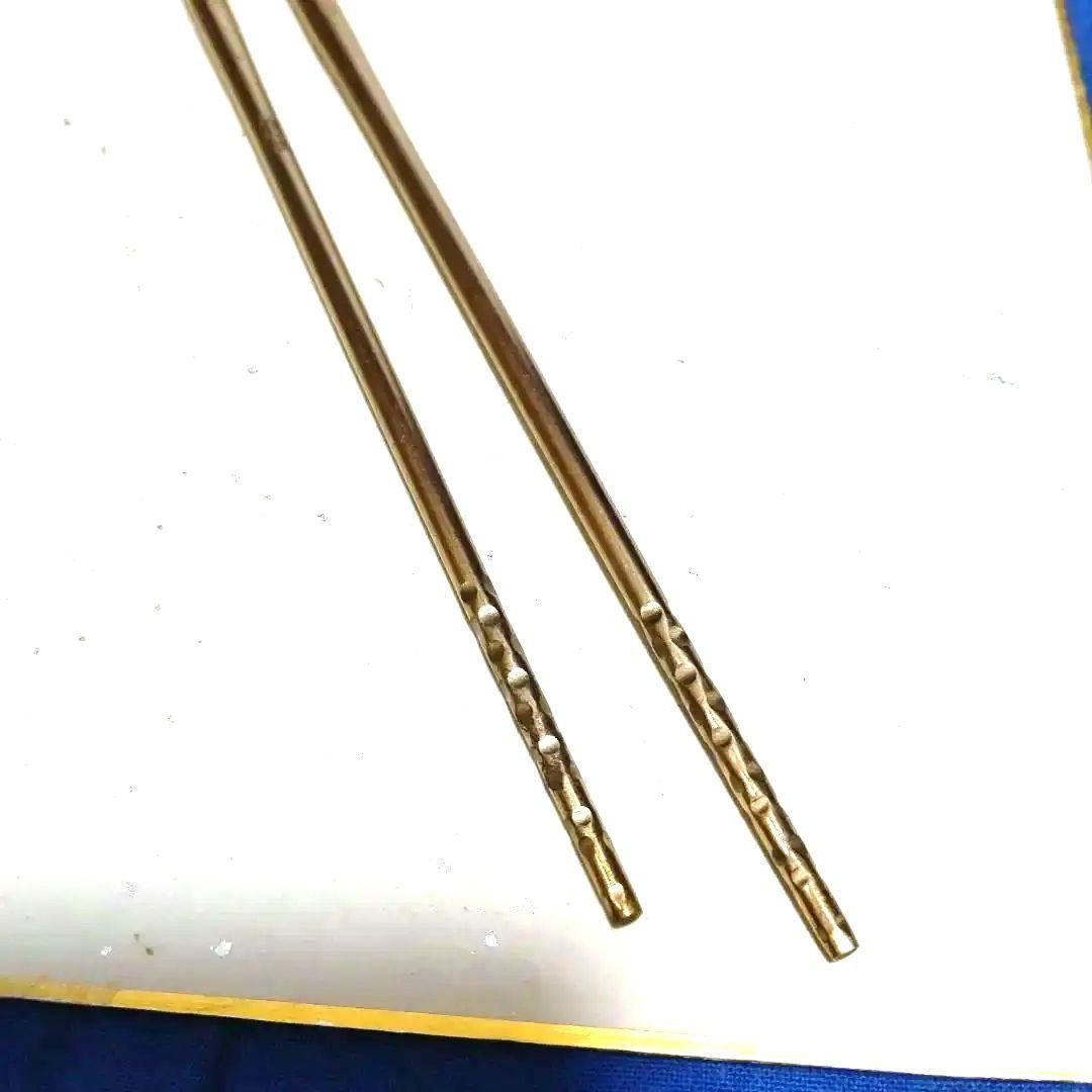 南鐐飾火箸、桐の実頭、木村清雲作、うち3番