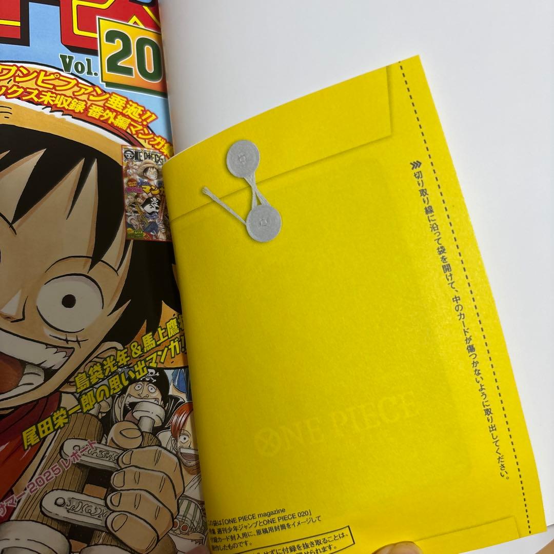 【新品未開封・未開封プロモ付き】ワンピースマガジン　20号