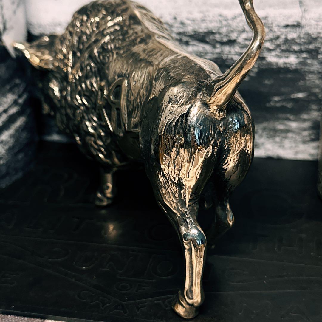 RRLクラシック イエローストーン バイソン ブロンズ像