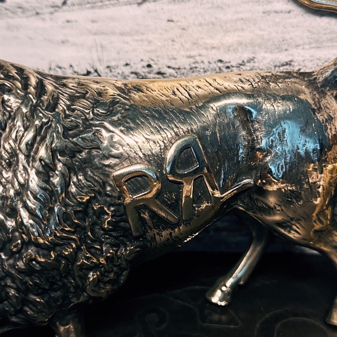 RRLクラシック イエローストーン バイソン ブロンズ像