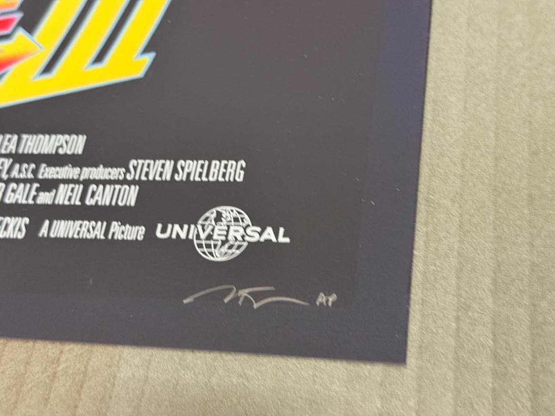 東京コミコンでクリストファー・ロイドにサインを貰うならこれ！BTTF3ポスター