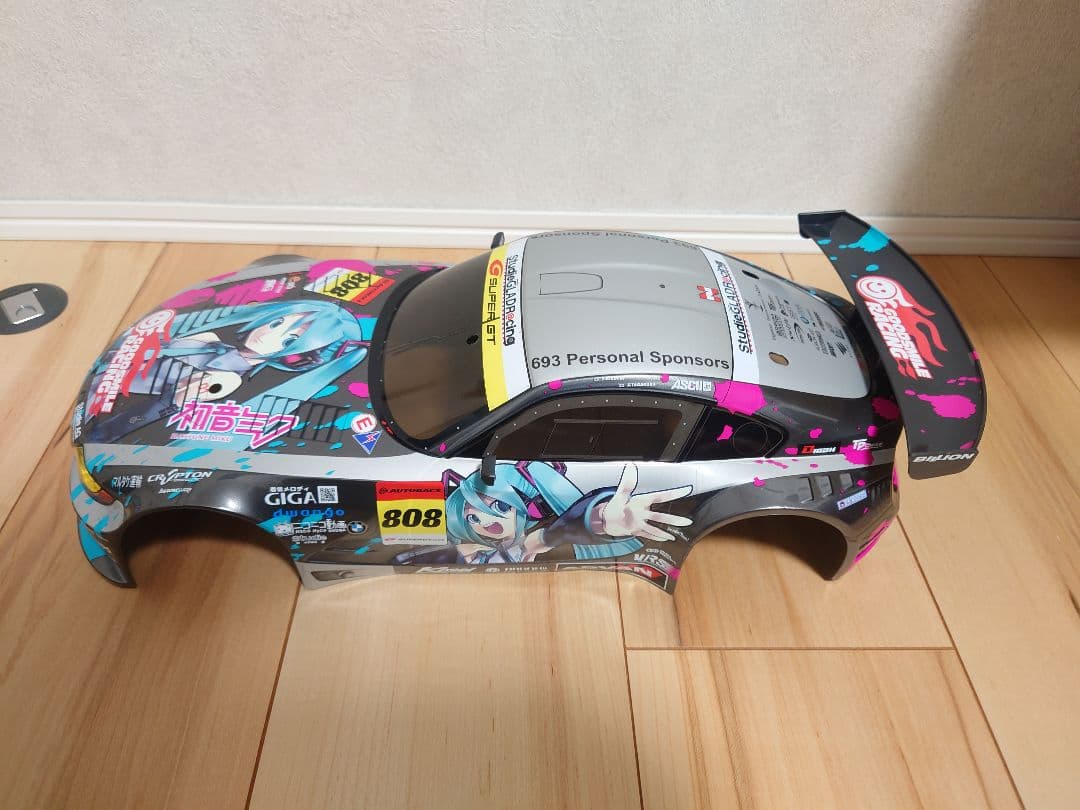 RCラジコンボディ 1/10 タミヤ  初音ミク Z4ボディ
