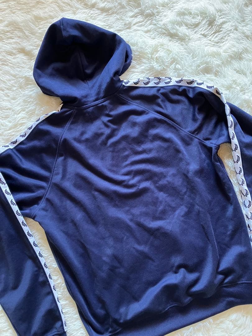 フレッドペリー　ジャージ　トラックジャケット　ネイビー　Mサイズ