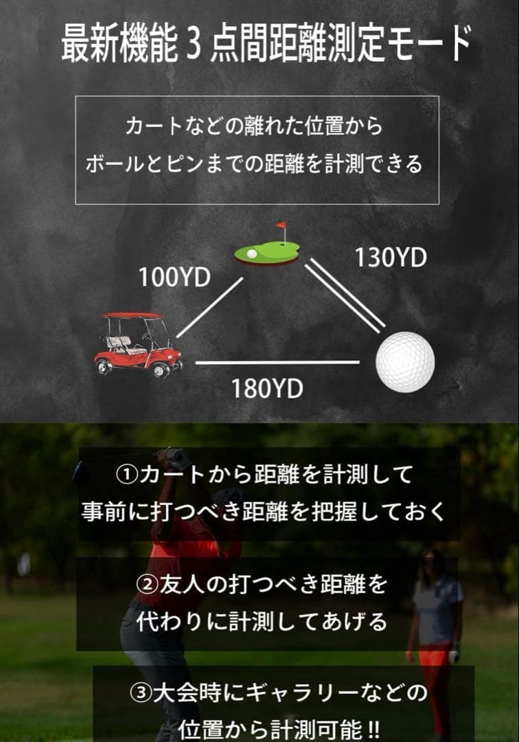 ninjor golf 距離計　NJ MINIシリーズ　OLED